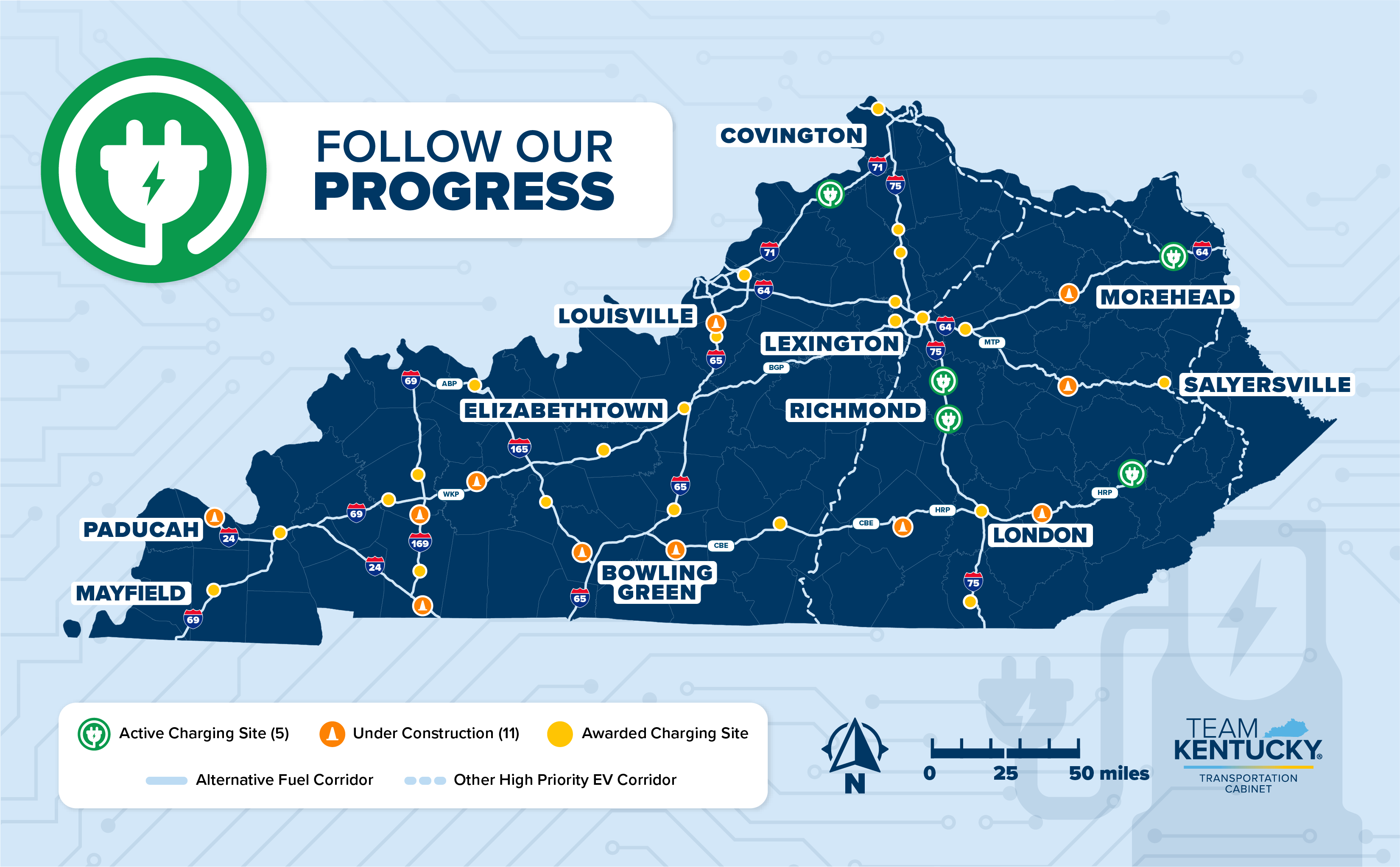 EV Charging Map, December 2025
